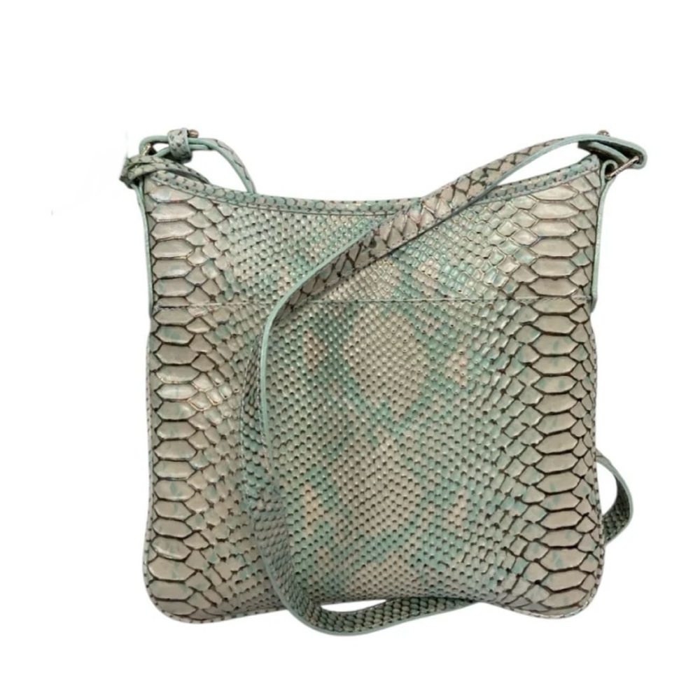 Brahmin Katie Opal Melbourne Genuine Leather Crossbody Bag Purse - Picture 2 of 4